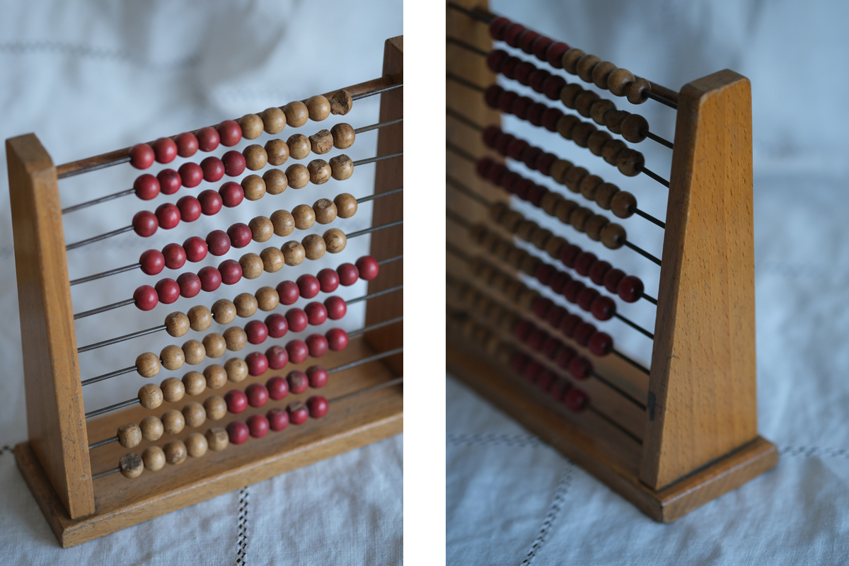 1つの価格です。F89 フランス Brocante おもちゃ 玩具 そろばん